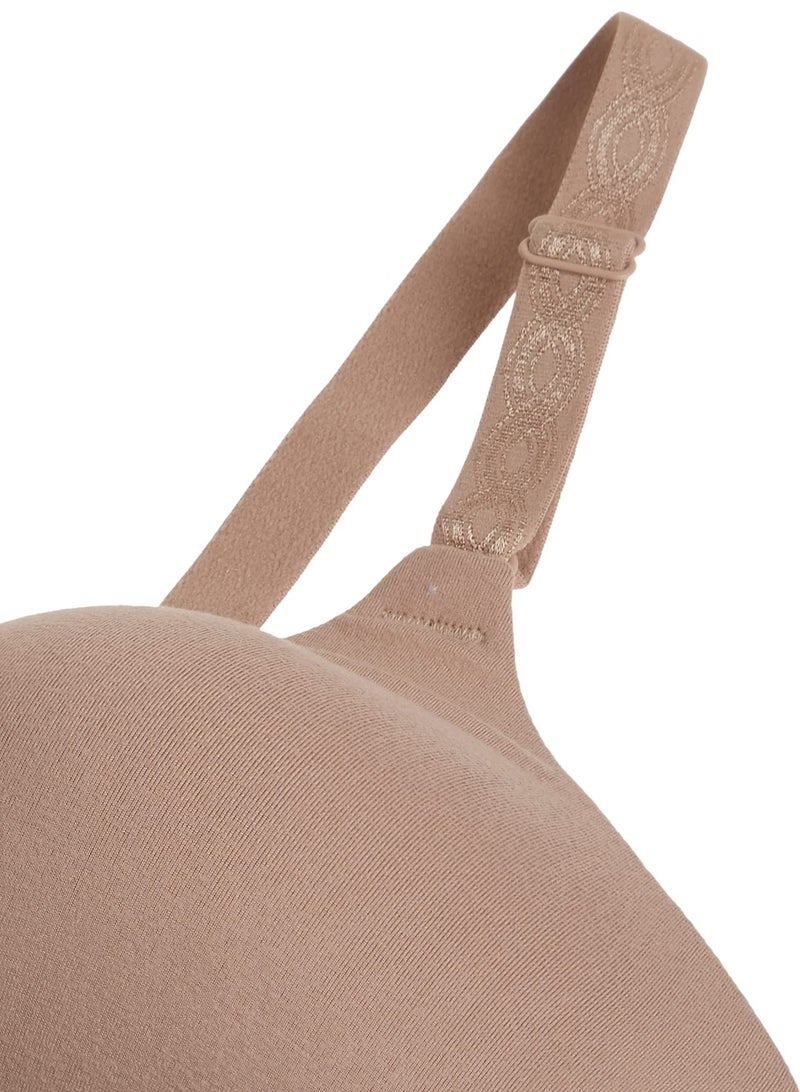 Warner's Women's Blissful Benefits By Warner's Ultrasoft Wirefree Bra Bra, -toasted almond, 38B - Image 3