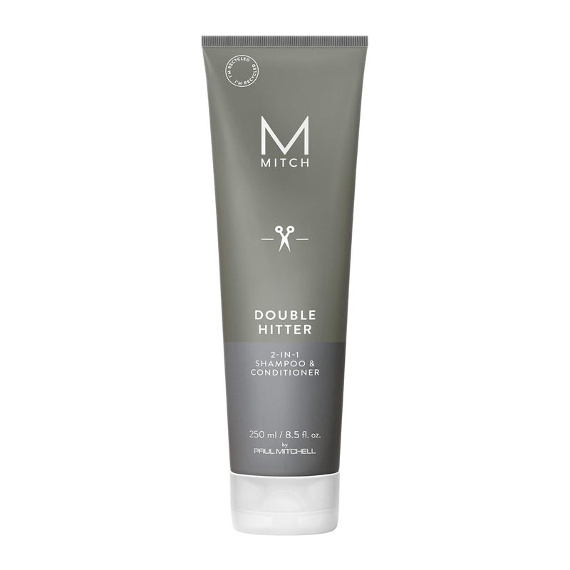 Mitch by Paul Mitchell Double Hitter 2-in-1 Shampoo & Conditioner for Men, For All Hair Types - Image 1