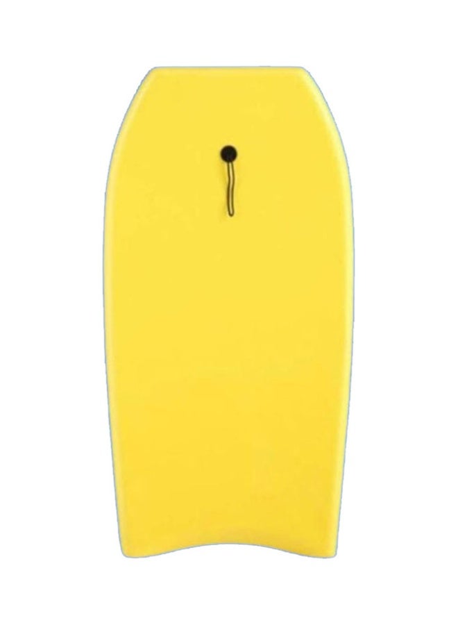 Max Strength Lightweight EPS Slick Surfboard for Adults & Teens Stable Design for Water Sports (EVA-41 Yellow 100cm) - Image 1