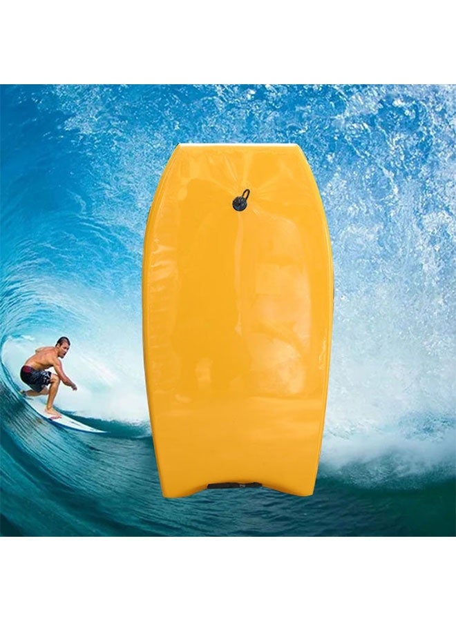 Max Strength Lightweight EPS Slick Surfboard for Adults & Teens Stable Design for Water Sports (EVA-41 Yellow 100cm) - Image 4