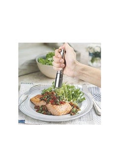 Spaceshoop Elegant and High Quality Hand Pepper Grinder - Preparing Ground Pepper With Easy and Accurate - Perfect for Home and Restaurant Use (1pcs)  - Image 2