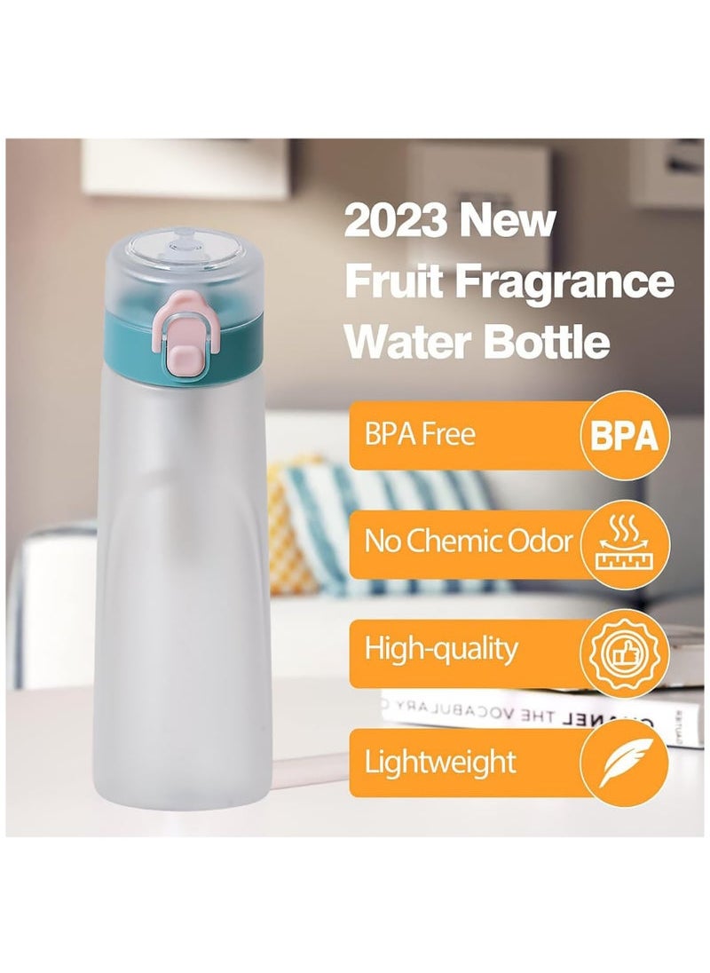 Generic - Air Water Bottle BPA Free Starter up Set Drinking Bottles,750ML Fruit Fragrance Water Bottle, with 7 Flavour pods%0 Sugar Water Cup, for Gym and Outdoor Gift - Image 1