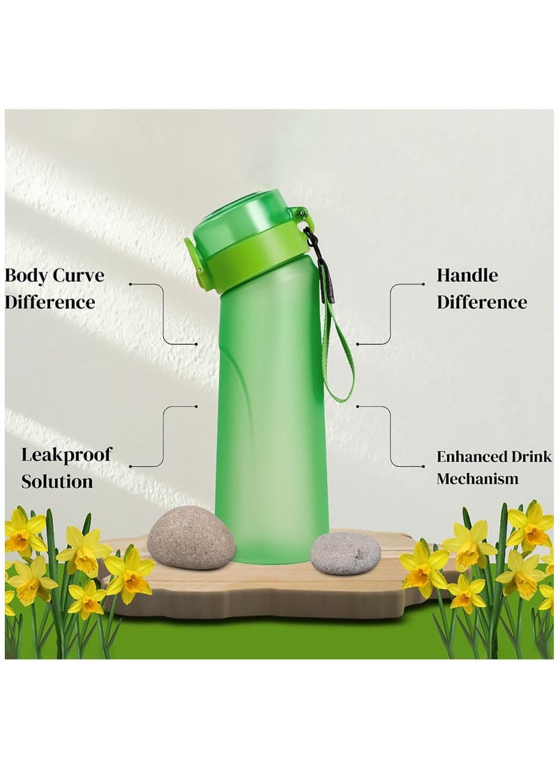 Generic - Air Water Bottle BPA Free Starter up Set Drinking Bottles,750ML Fruit Fragrance Water Bottle, with 7 Flavour pods%0 Sugar Water Cup, for Gym and Outdoor Gift - Image 1