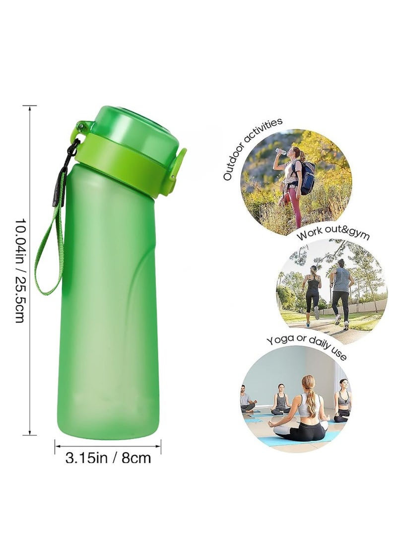 Generic - Air Water Bottle BPA Free Starter up Set Drinking Bottles,750ML Fruit Fragrance Water Bottle, with 7 Flavour pods%0 Sugar Water Cup, for Gym and Outdoor Gift - Image 1