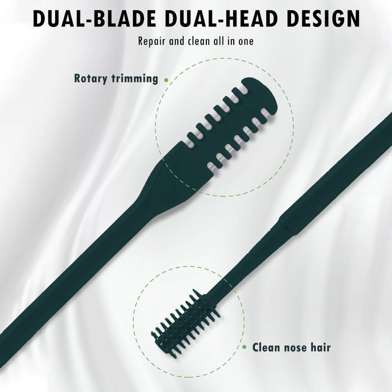 OneNine Nasal Hair Cutter, 8pcs Portable Double Sided Manual Nose Hair Trimmer, 360 Degree Rotating Ear Nose Hair Trimmer Nose Hair Plucker for Men Women - Image 4