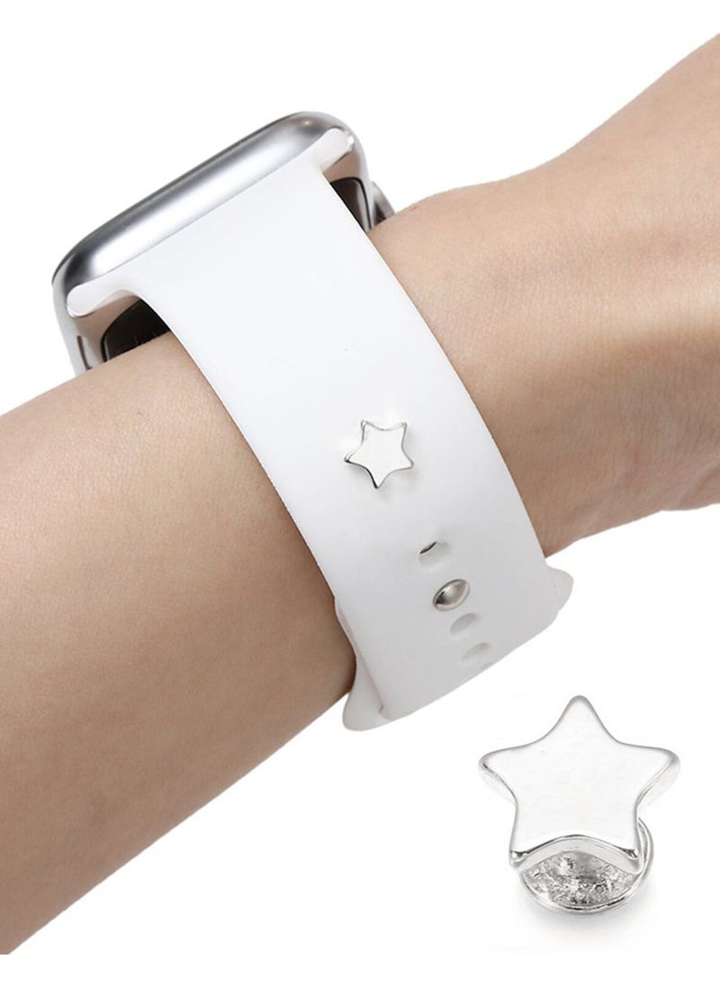 Apple Watch Compatible Star Band Accessory Silver Color Charm - pzsku/ZEEF41A5C3090FE385FA3Z/45/_/1730621604/04c749eb-ac8d-42ba-bb4d-95a0d241e248