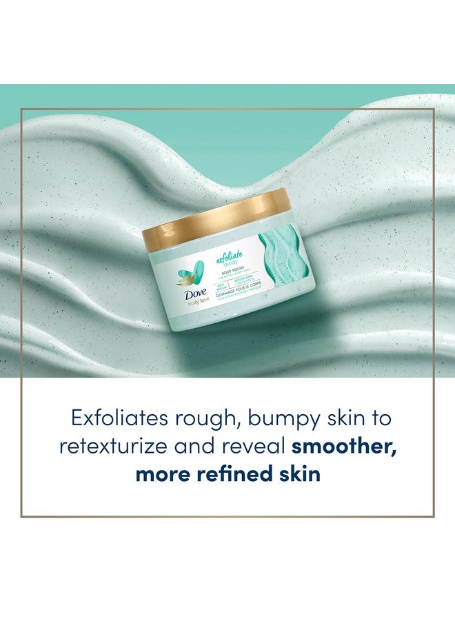 Dove Dove Body Love Body Polish Exfoliate Away 3 Count for Rough, Bumpy Skin Body Scrub with AHAs for Silky Smooth Skin 12 oz  - Image 3