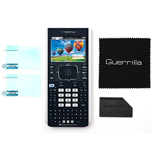 Guerrilla Military Grade Screen Protector 2-Pack For TI Nspire CX, CX CAS, CX II, and CX CAS II Graphing Calculator, Black - Image 2