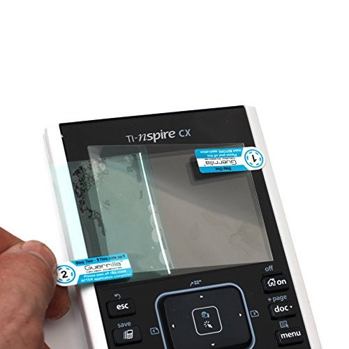Guerrilla Military Grade Screen Protector 2-Pack For TI Nspire CX, CX CAS, CX II, and CX CAS II Graphing Calculator, Black - Image 3