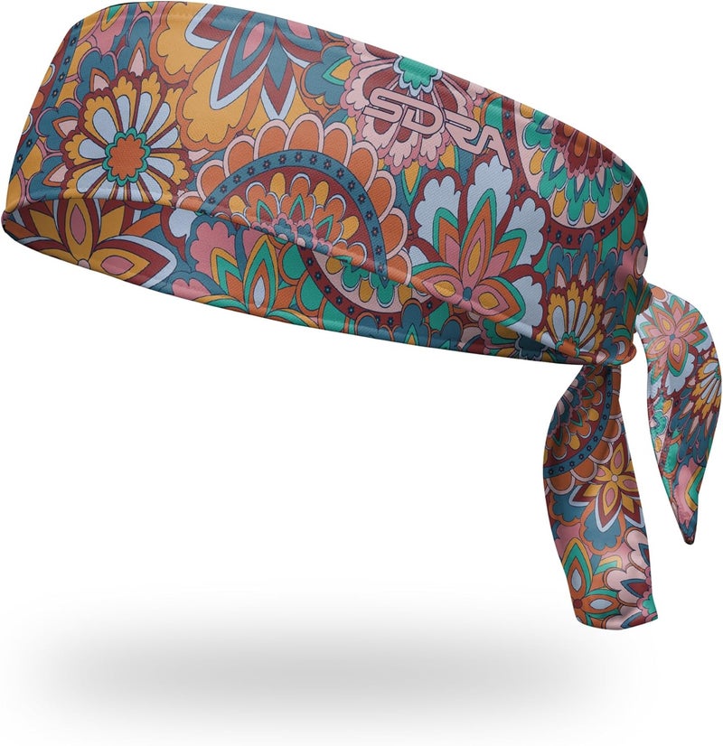 Suddora Floral Headbands, Sports Headband for Women, Headband for Men Athletic, Lightweight, Stylish & Comfortable Headband for Running, Workout, Football, Cosplay & Costumes - Image 1