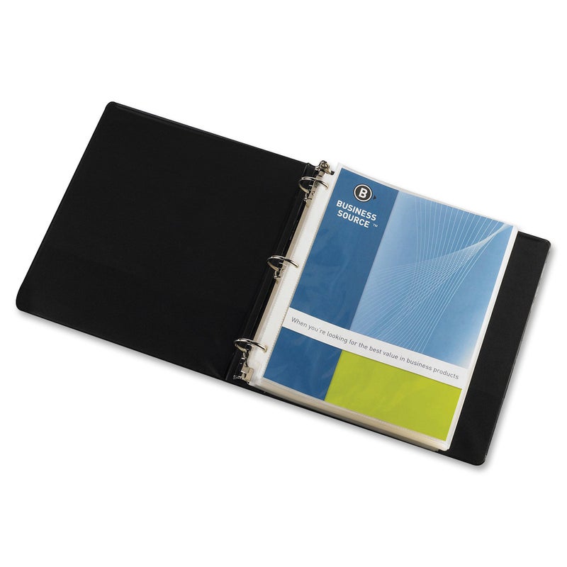 Business Source, BSN74550, Top-Loading Poly Sheet Protectors, 100 / Box, Clear - Image 4