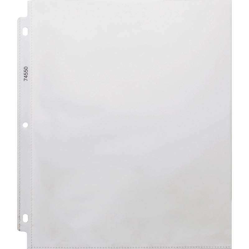 Business Source, BSN74550, Top-Loading Poly Sheet Protectors, 100 / Box, Clear - Image 1