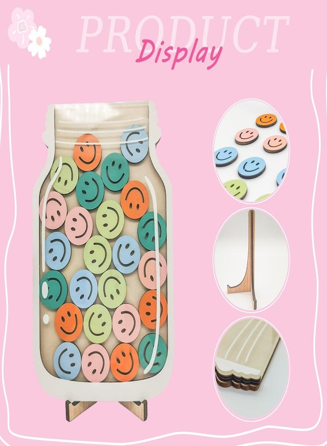 Funvalley Surperfect 25 Tokens Smile Face Reward Jar for Kids,Reward Jar Tokens, Personalized Smile Reward Jar for Students Kids Behavior,Kids Behavior Reward(Smile) - Image 3