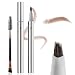 Boobeen 2PCS Wild Liquid Brow Pen Microblading Natural Eyebrow Pencil with Spiral Brush UltraPrecise Tips for HairLike Makeup with Brush Waterproof Lasts All Day - Image 2