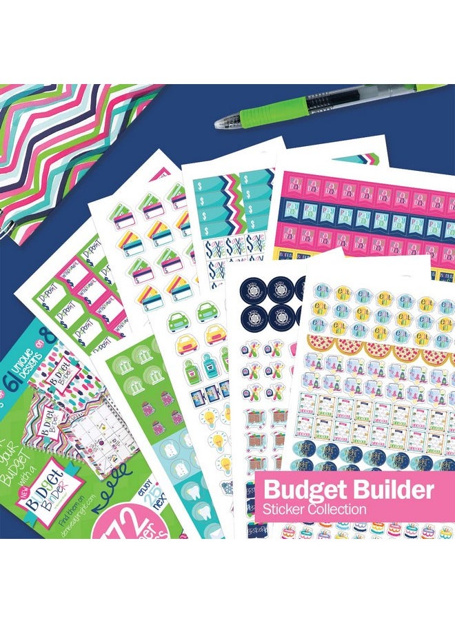 Denise Albright - 772 Planner Stickers Budget Planning Collection. Bill Due Date Reminders Expense Tracking Savings Goals Auto Expenses Holiday Spending Eating Out Spending - Image 1