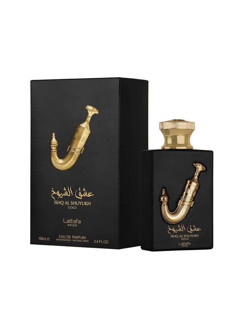Lattafa عطر عشق الشيوخ فخر الذهب 100 مل - Image 1
