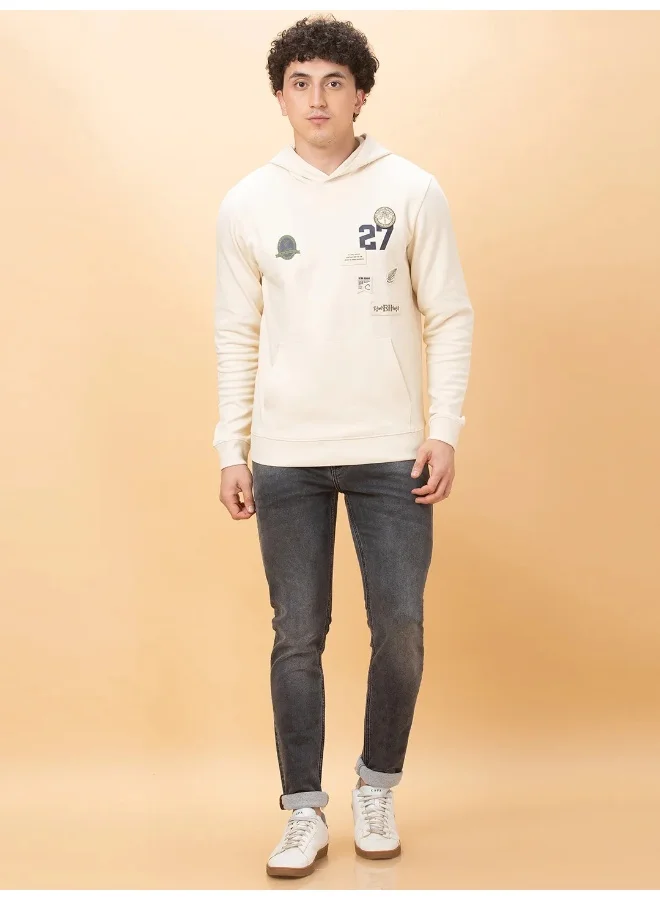 بيينغ هيومان Mens Chalk Long Sleeve Hoody