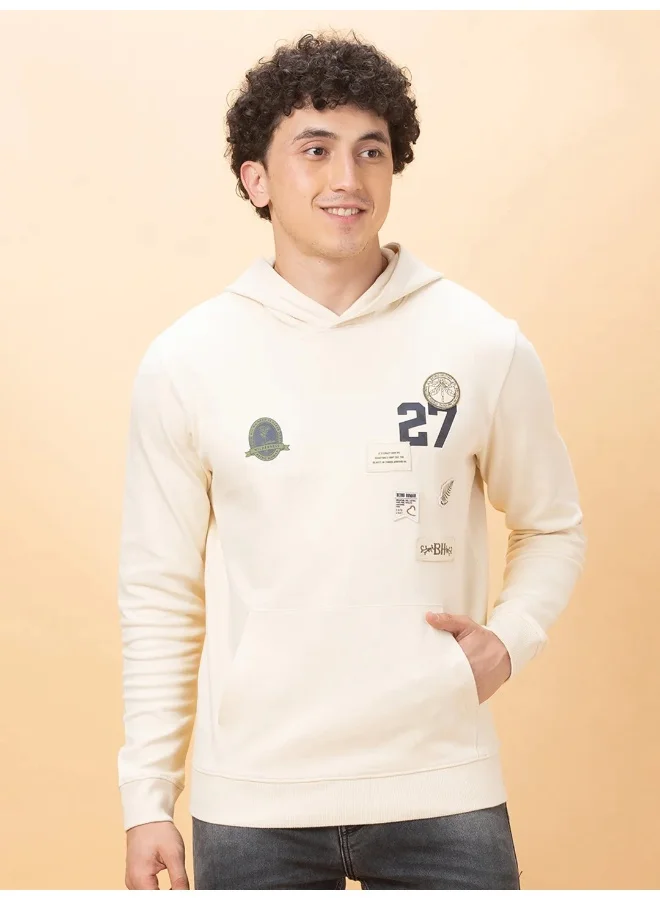 بيينغ هيومان Mens Chalk Long Sleeve Hoody