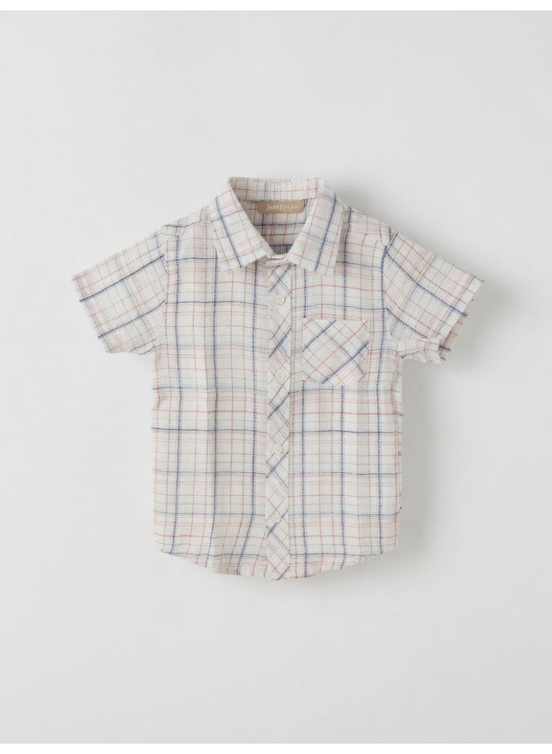 Junior Baby Boys Short Sleeve Shirt - Image 1