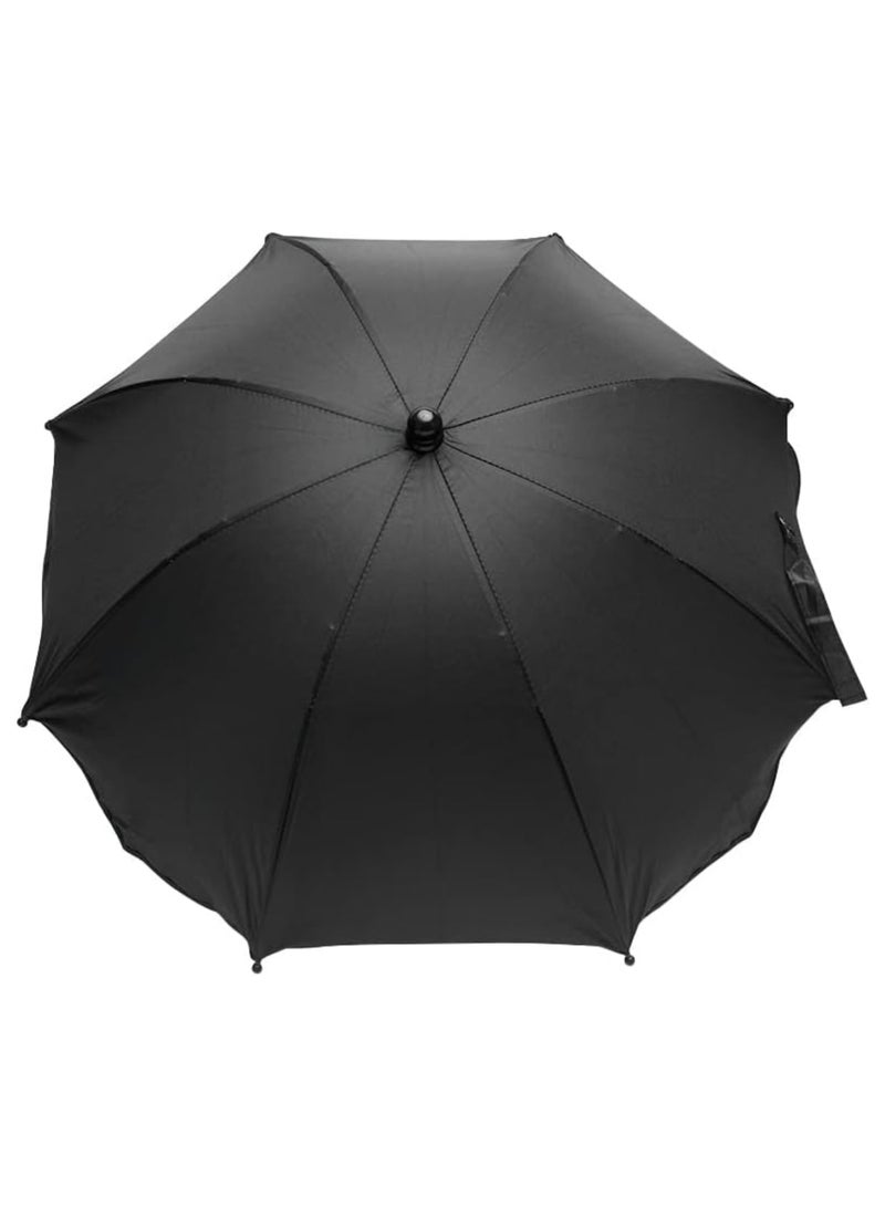 SOLARAE Adjustable UV Protection Clamp-On Parasol Umbrella for Baby Strollers, Prams, Wheelchairs, Beach Chairs, and Golf Carts - Versatile Shade with Clip Fixing Device for Sun and Rain. - Image 4