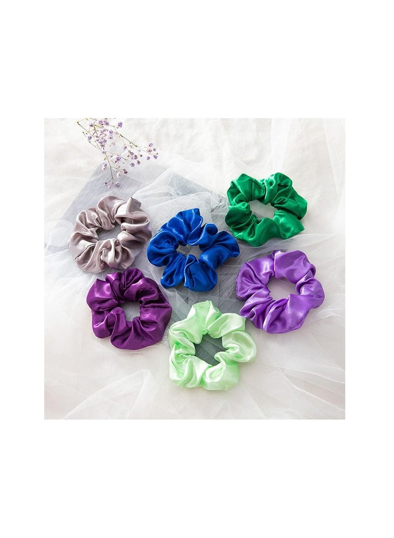 بلومنغ تايم حبل شعر من الساتان الحريري المرن - 50 قطعة - Image 3