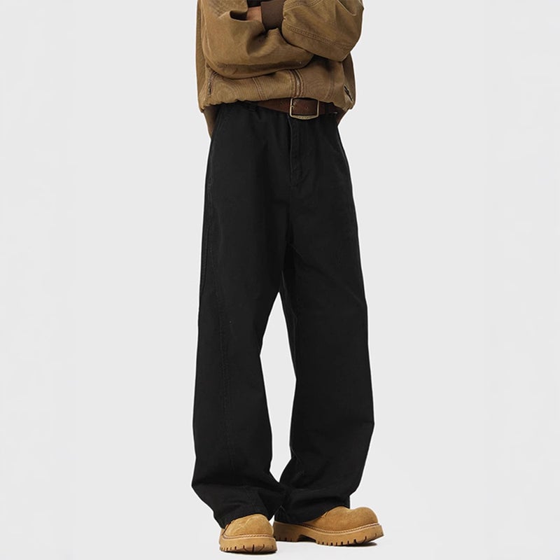 Unisex Classic Denim Jeans Loose Fit Daily Outdoor Wear - Image 3