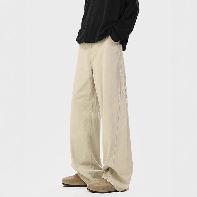 Unisex Classic Denim Jeans Loose Fit Daily Outdoor Wear - Image 1