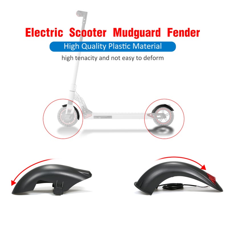 10in Electric Scooter Front Tire Guard Rear Tire Guard Front Rear Mud Guard Set Mudguard Fender for Kugoo M4 Kick Scooter - Image 5