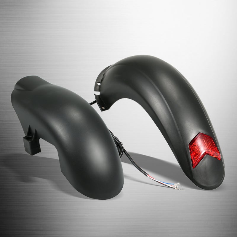 10in Electric Scooter Front Tire Guard Rear Tire Guard Front Rear Mud Guard Set Mudguard Fender for Kugoo M4 Kick Scooter - Image 2