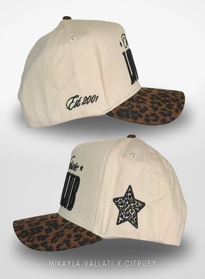 CITRUSY Vintage Fashion Trucker Hat | Men & Women | Trendy Cute Retro Red Caps for Country & Western | Camo Fur Cotton | Snapback (Love Club | Leopard) - Image 3