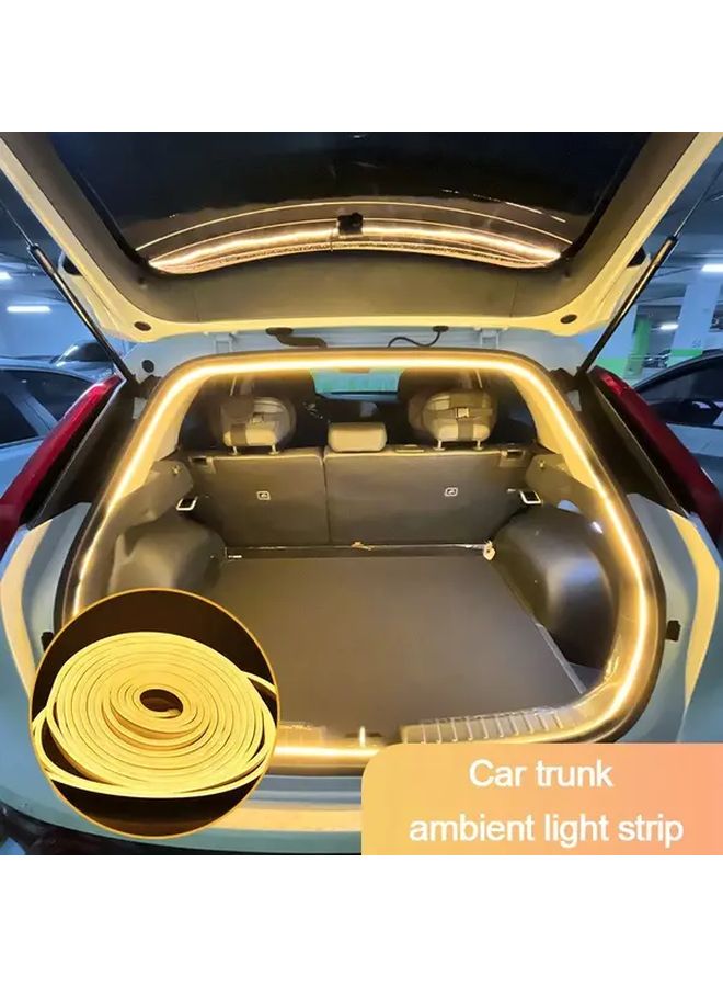 Warm White LED Trunk Neon Decorative Light Strip 12V Ambient Lighting For Romantic Atmosphere - Image 3