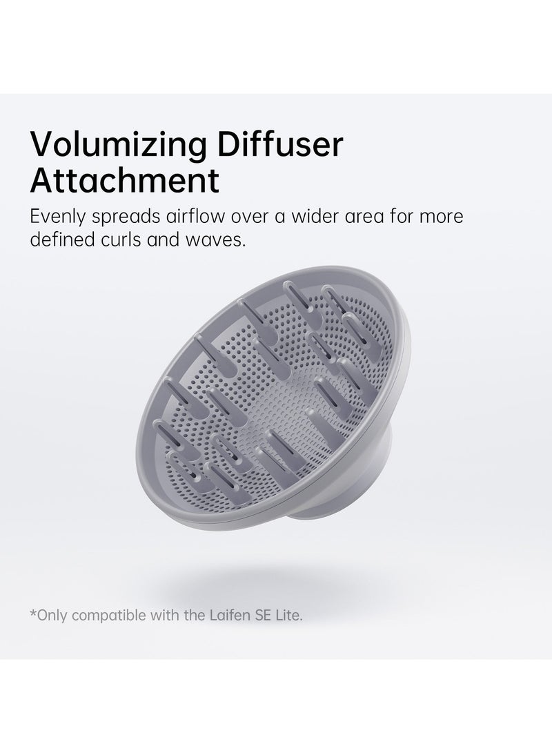 Laifen Magnetic Hair Diffuser Nozzle Attachment for Laifen SE Lite Hair Dryers Only, Dispersed Airflow for curls and waves - Gray Color - Image 4