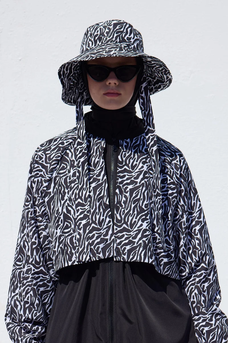Manuka Tie Bucket Hat Zebra
