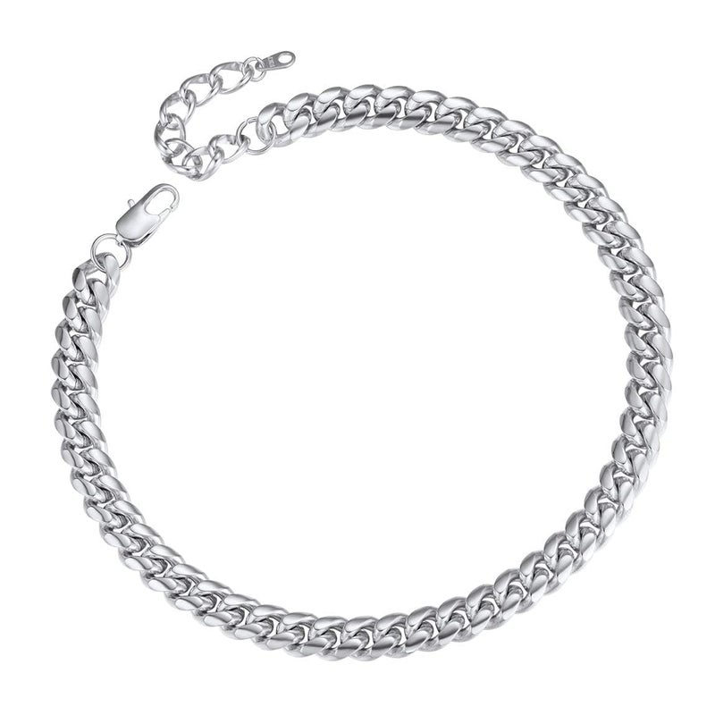 ChainsPro Chunky Choker Chain Necklace for Men 14 inch 10MM Short Steel Neckchain - Image 1