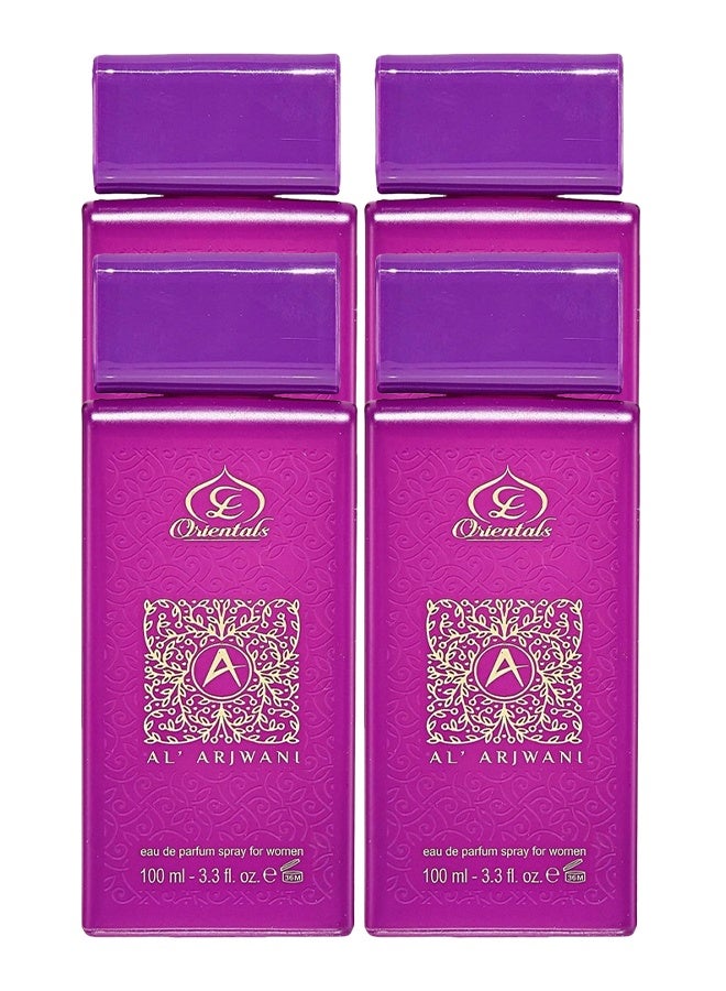 أورينتال 4 قطع عطر الأرجواني للنساء 100 مل - Image 1