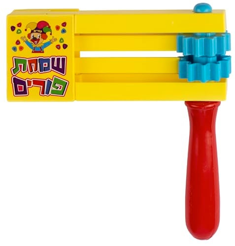 Izzy 'n' Dizzy Izzy n Dizzy Purim Gragger Traditional Groggers for Purim Purim Noise Maker Grogger Large Plastic Purim Grogger Happy Purim Party Supplies - Image 1