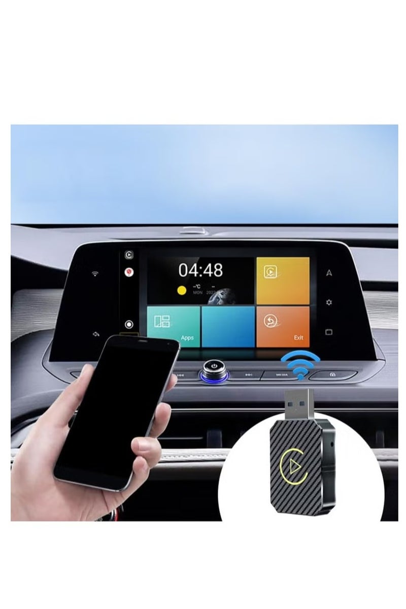 2 in 1 Wireless CarPlay Adapter Mini Box with Bluetooth 5.0 and WiFi for Wired CarPlay Auto Cars - Image 4