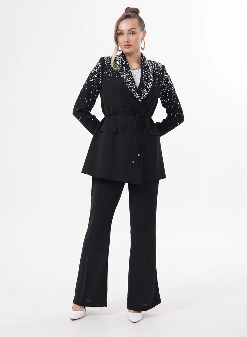 Marvella By Rasha Sapphire Stardust Power Suit