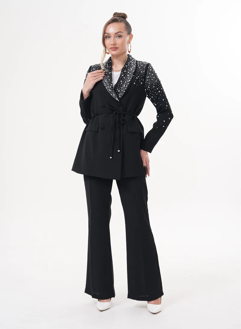 Marvella By Rasha Sapphire Stardust Power Suit