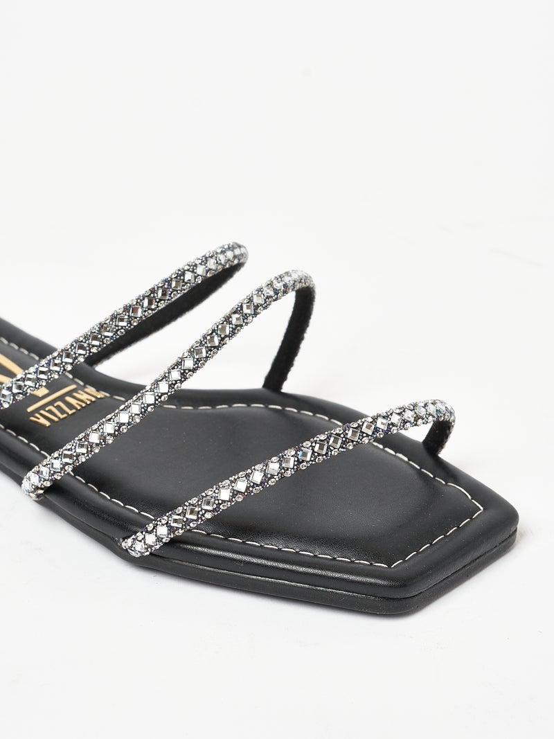 VIZZANO Block Heel Sandals for Women – Stylish Ladies Heels Sandals for Everyday Wear - Image 4