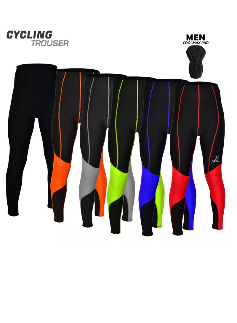 Spall Men'S Long Cycling Pants Trouser Bike Pants Tights Legging With 4D Sponge Padded - Image 2