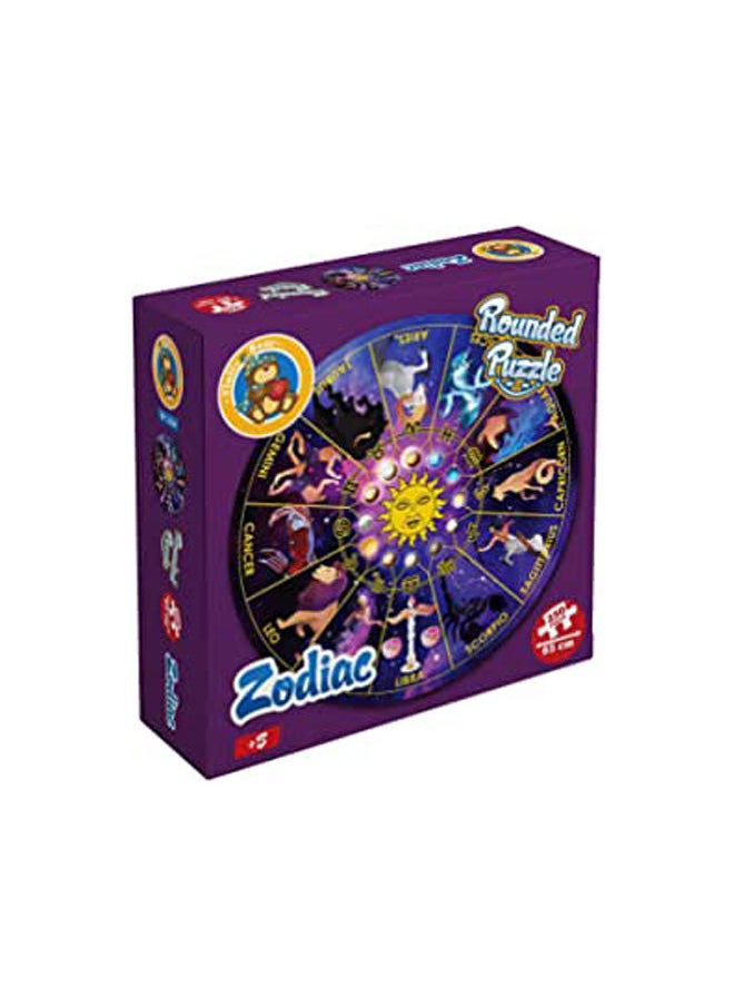 Fluffy Bear Fluffy Bear RP-5006 Zodiac Signs Shaped Round Puzzle - 250 Pieces 
