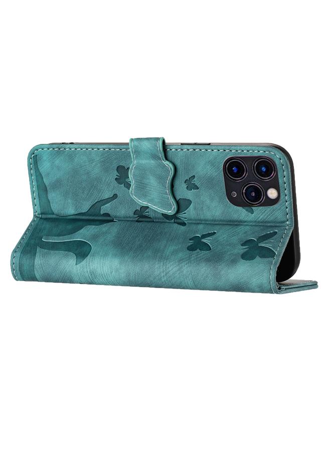 Zaboon Case For iPhone 11 Pro Butterfly Cat Embossing Flip Leather Phone Case - Image 5