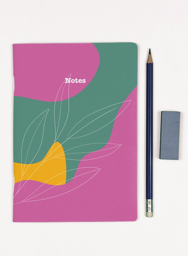 Dxign Co - Personalised A5 Notebook, Garden Phlox, 72 Pages - Image 1