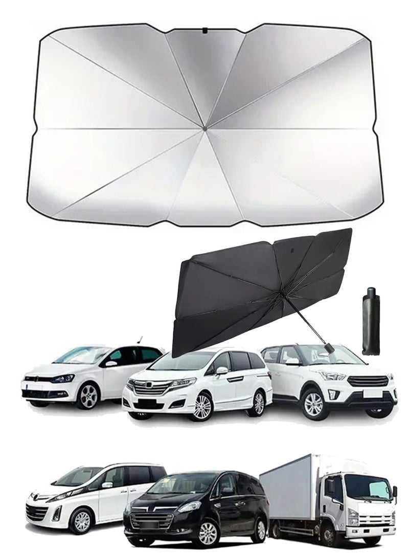 Pretocter Front and rear windshield parasols，2pcs - Image 1
