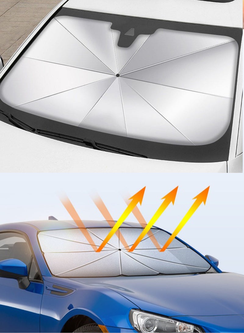 Pretocter Front and rear windshield parasols，2pcs - Image 2