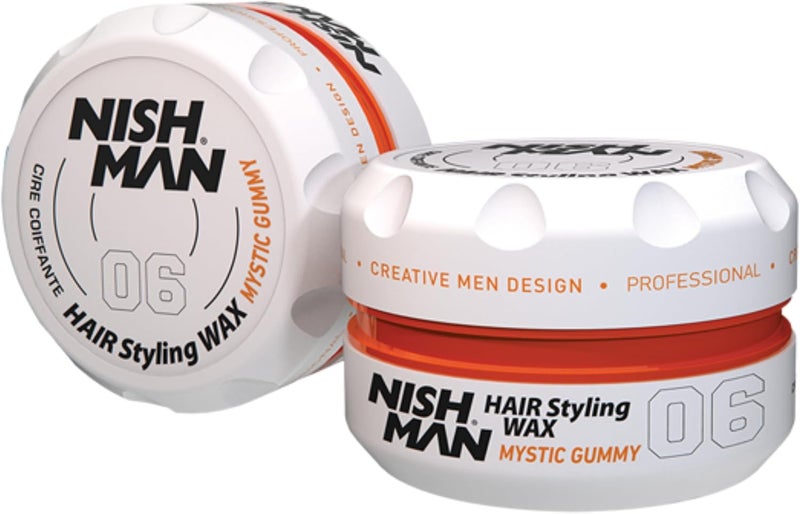 NISHMAN Nish Man Hair Styling Gel, Hair Wax for Men, Mystic Gummy, 150 ml | Edge Control | Ultra High Strong Hold | Hair Clay Aqua Wax | Wax Stick Hair | Men's Hair Gel (06 Mystic Gummy) - Image 2
