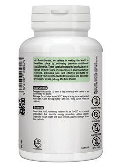 Route2Health Route 2 Health CoQ10 200mg – 30 Capsules – Coenzyme Q10 Supplement for Energy Production, Heart Health, and Cellular Support – Antioxidant Formula for Cardiovascular Wellness – Non-GMO & Gluten-Free  - Image 2