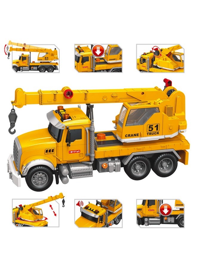 Crane Fire Truck Toy Truck Set - Kids Construction Crane Truck W/ Extending Arm, Rotation, Various Props And Buttons + Sounds & Lights - Toy Crane Truck For Boys Age 4-7, Girls, 3 Years Old+ - pzsku/ZEEF6208D0AA7BAF4E4F2Z/45/_/1732786443/abce07cd-49d4-4f5d-ac60-00378543216d