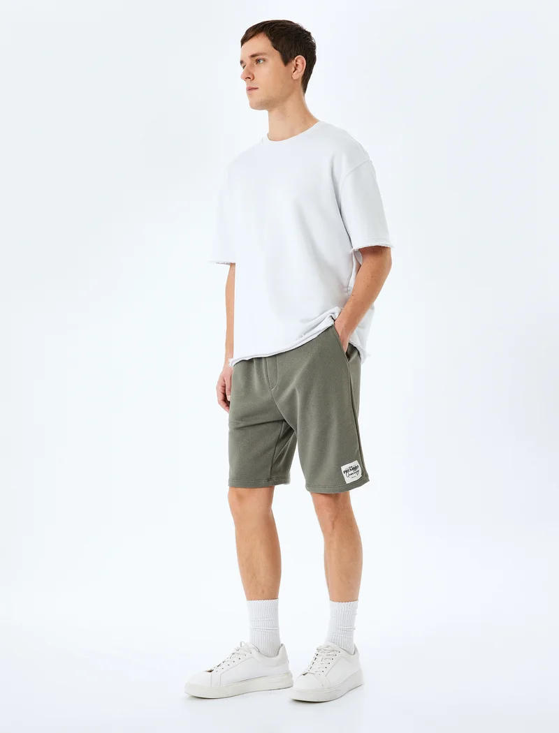 كوتون Drawstring Shorts